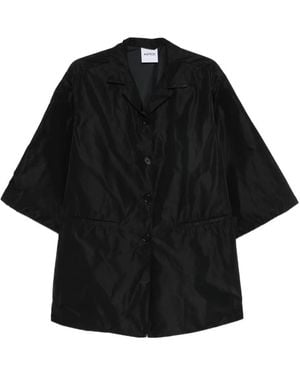 Aspesi Cappotto A Maniche Corte - Nero