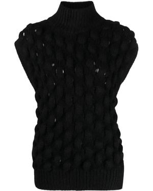 Simone Rocha Klassischer Pullunder - Schwarz