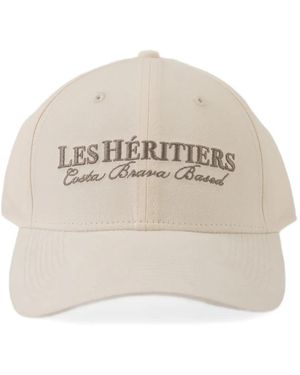 LES HÉRITIERS Logo-Embroidery Baseball Cap - Natural