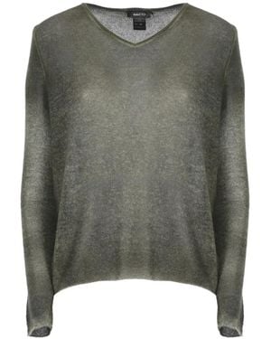 Avant Toi V-Neck Cashmere Jumper - Green