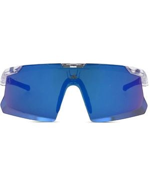 adidas Sp0107 Shield-Frame Sunglasses - Blue