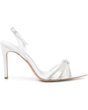 Ginissima 95Mm Daisy Sandals - White