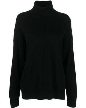 Chinti & Parker High-Neck Long-Sleeves Knit Jumper - Black