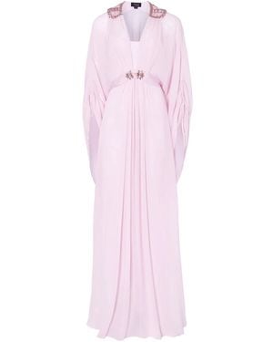 Temperley London デコラティブ マキシドレス - ピンク