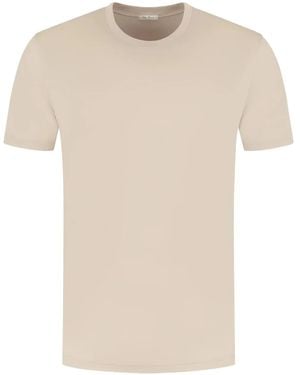 STEFAN BRANDT Cotton T-Shirt - Natural