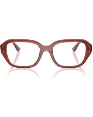Ray-Ban スクエア眼鏡フレーム - ブラウン