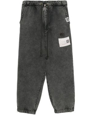 Maison Mihara Yasuhiro Logo-Patch Trousers - Grey