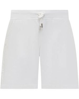 DSquared² Printed Track Shorts - White