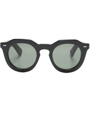 Lesca Runde Toro Sonnenbrille - Grau
