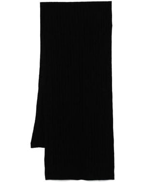 Lady Anne Cable-Knit Scarf - Black