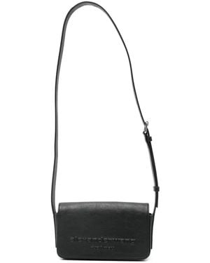 Alexander Wang ロゴエンボス ショルダーバッグ - ホワイト