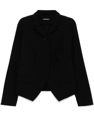 Rundholz Single-Breasted Blazer - Black