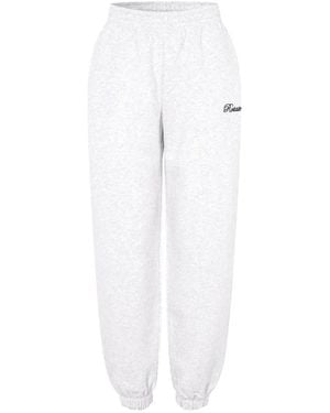 ROTATE BIRGER CHRISTENSEN Pantalon De Jogging À Logo Brodé - Blanc