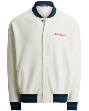 Polo Ralph Lauren Striped Trim Jacket - White