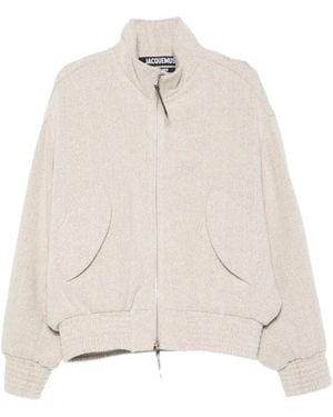 Jacquemus Veste Bomber The Losange - White
