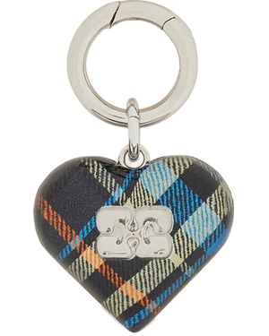 Ganni Heart-Shape Charm - Blue