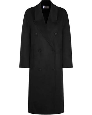 The Dynamis Studio Double-Breasted Coat - Black