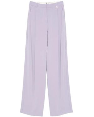 Elisabetta Franchi Pantalon À Coupe Ample - Purple