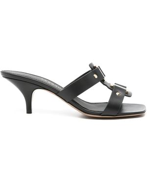 Ferragamo レザーミュール - ブラック
