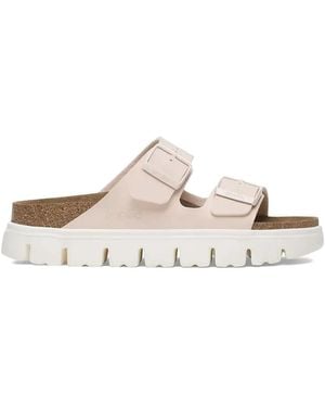 Birkenstock Arizona Double-Strap Slide Sandals - White
