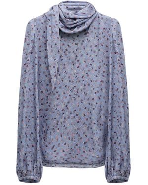 Dorothee Schumacher Blusa Blossom Dreams - Azul