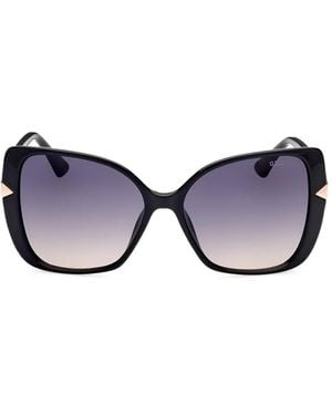 GUESS EYEWEAR Sonnenbrille Mit Eckigem Gestell - Blau