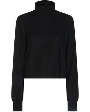 Thom Krom Roll-Neck Long-Sleeve Jumper - Black