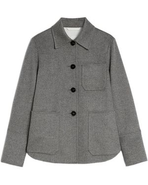 Jil Sander Lightweight Cashmere Overshirt - Gray