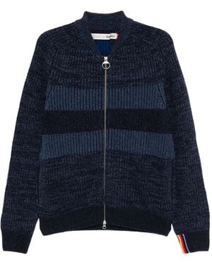 Barbour Cardigan X Paul Smith - Bleu
