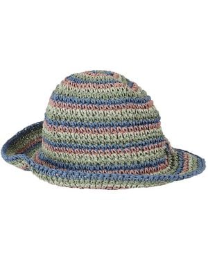 Missoni Striped-Pattern Sun Hat - Grey