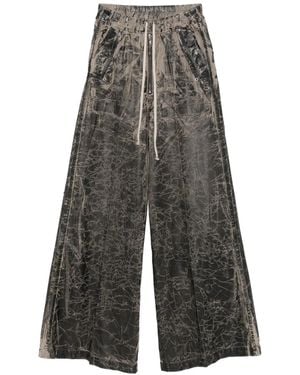 Rick Owens Reißverschluss-Hose mit Riss-Effekt - Grau