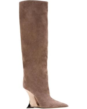 Paris Texas Heel detail boots - Marrón