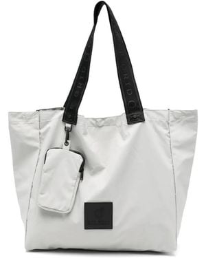 OFF GRID Detachable-Pouch Shoulder Bag - White