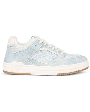 Gcds Logo-Print Trainers - White