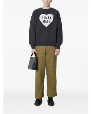 Human Made Sweatshirt mit Logo-Print - Schwarz