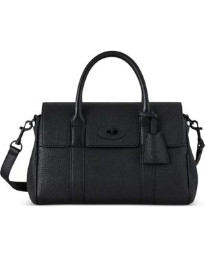 Mulberry Bayswater Leather Tote Bag - Black
