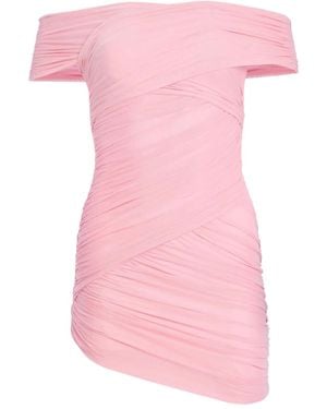 SER.O.YA Deniz Mesh Mini Dress - Pink