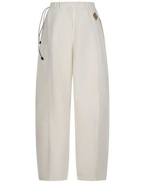 Haikure Angel Twill Pants - White