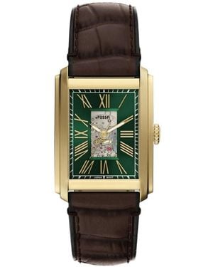Fossil Carraway 30Mm Watch - Green