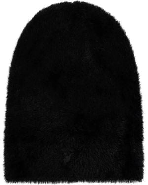 Kangol Logo-Embroidered Beanie Hat - Black