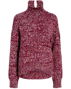 Proenza Schouler Sol Melange Alpaca Jumper - Red