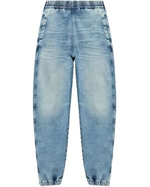 DIESEL D-Labb-S Elasticated-Ankles Jeans - Blue