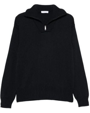 Daniele Fiesoli Pullover Mit Kurzem Reißverschluss - Schwarz