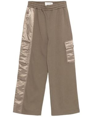 Feng Chen Wang Satin-panel Cargo Pants - グレー