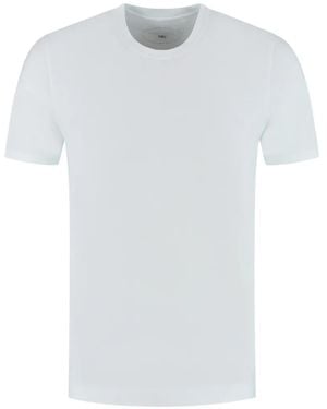 Fedeli T-Shirt mit rundem Ausschnitt - Weiß