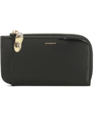 Givenchy Lucky Charms Zip Card Holder - Black