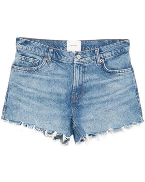 Reformation Pantalones Vaqueros Cortos Sutton - Azul