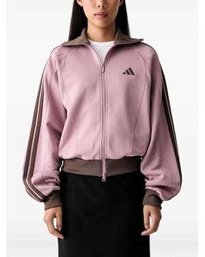 adidas Logo-Embroidered Side-Stripe Jacket