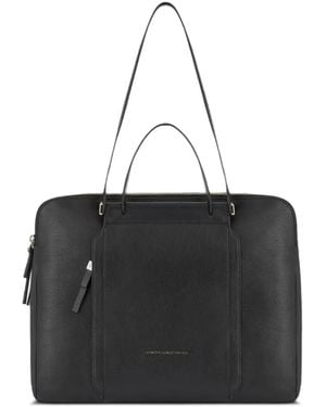 Piquadro Laptop Tote Bag - Black