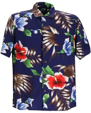 Polo Ralph Lauren Floral-Print Shirt - Blue